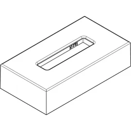 Hansgrohe Axor Universal Circular 265x145mm, Wandmontage, mattschwarz