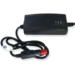12V mobiles KFZ Ladegerät BMZ Li-Ion 42V 2A Stecker Rosenberger