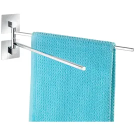 Wenko Handtuchhalter Quadro silber 6,5x14,5x40 cm