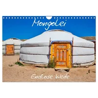 Calvendo Mongolei Endlose Weite (Wandkalender 2026 DIN A4 quer),