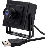 Svpro Full HD 1080P Low Light Kamera USB Kamera mit Aluminiumgehäuse, IMX323 Sensor Mini USB Webkamera 2MP H.264 USB Webcam mit integriertem digitalen Mikrofon für PC oder Embedded-Projekt