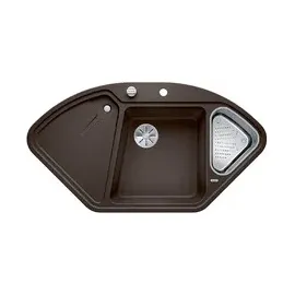 Blanco Delta II cafe + Excenterbetätigung + InFino