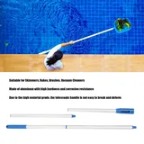 4-teilige Teleskopstange Aus Aluminium Für Die Poolreinigung - Geeignet Für Skimmernetze Und Poolsauger [1,6 M, 5,2 Fuß]