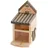 Siena Garden Futterstation Eichhhörnchen Nussknacker Kiefer FSC 100%, 14x17x29 cm