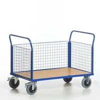 ROLLCART Paketwagen 02-6098, blau 80,0 x 137,0 x 99,0 cm