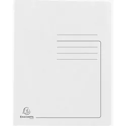 Exacompta 39982E, Präsentationsmappe, A4, Pressspan, Weiß, Porträt, 350 Blätter