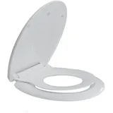 Blumfeldt Lil'Loo abnehmbarer Kinder-Toilettensitz | Antibakteriell, – Soft-Close | Bis 175kg Weiß