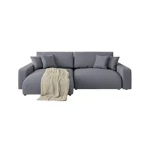 s-style möbel S-STYLE Ecksofa Emma - grau ¦ Maße (cm): B: 234 H: 78