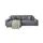 s-style möbel S-STYLE Ecksofa Emma - grau ¦ Maße (cm): B: 234 H: 78