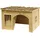 Kerbl Nagerhaus mit Heuraufe 43 x 34,5 x 27 cm braun