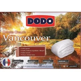 Dodo Dodo, Couette Chaude 400gr/m2 VANCOUVER 240x260 cm Blanc