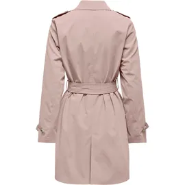 Only Trenchcoat ONLDISA LIFE SB TRENCHCOAT CC OTW klassischer Schnitt rosa XS (34)