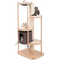 Catit Großes Baumhaus mit Hängematte One Size braun