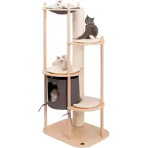 Catit Großes Baumhaus mit Hängematte One Size braun