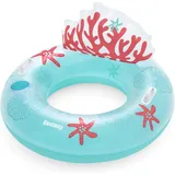 BESTWAY Coral Bliss Schwimmring Mit Rückenlehne 107 X 113 Cm Bestway 43730
