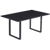 Home Deluxe Esstisch Eckig Ausziehbar AVENCIA inkl. U-Fuß - 160 x 100 cm - versch. Ausführungen - Dark Oak