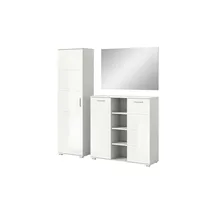VCM PREGO Garderobenschrank 180x191x37 weiß