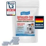 AGUALEVE® Entkalker-Tabs 25 Stück *NEU* | für alle Marken von Kaffeevollautoamten und Kaffeemaschinen, z. B. De’Longhi, Philips, Siemens, Saeco, Melitta, Krups, Miele | Markenqualität Made in Germany