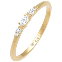 Elli Zirkonia Marquise Elegant Verlobung 925 Silber 52 Damen