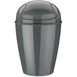 Koziol DEL S Schwingdeckeleimer 5l Recycled ash grey