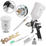 STAHLWERK HVLP Lackierpistole SG-600 ST 1,4 mm Düse 600 ml Fließbecher