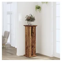 vidaXL Pflanzenständer Altholz-Optik 33x33x100 cm Holzwerkstoff