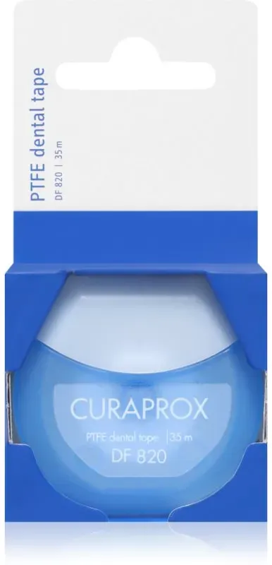 Curaprox DF 820 Zahnreinigungsband mit Teflonbeschichtung 35 m