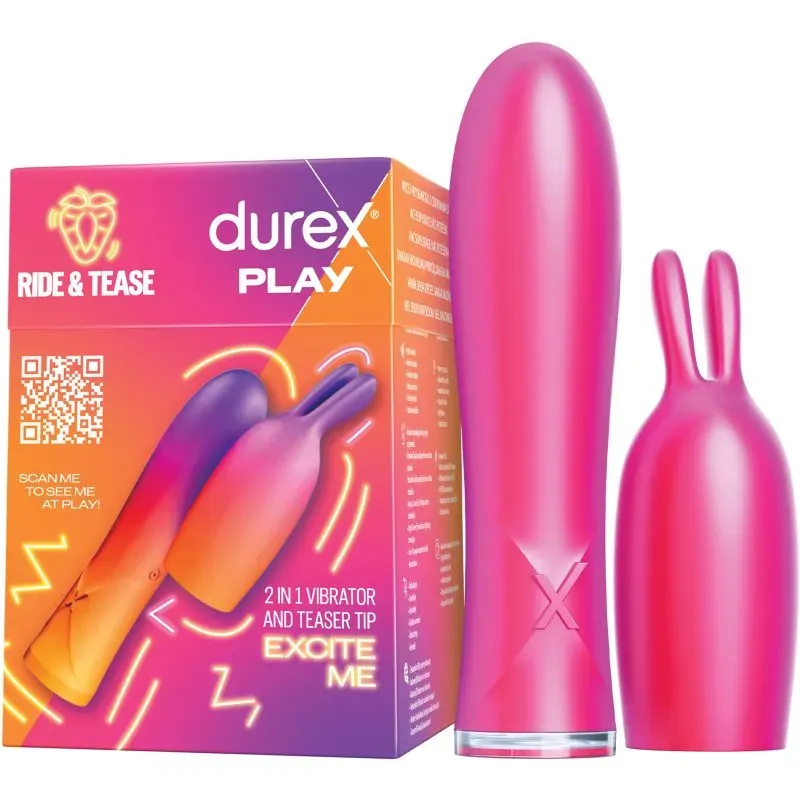 Durex Play Vibe & Tease Vibrator mit Klitoris-Stimulator 1 St.