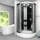 AcquaVapore Komplettdusche Duschkabine Fertigdusche Dusche D58-53m0-ec 90x90 cm, Mit 2k Scheiben Versiegelung