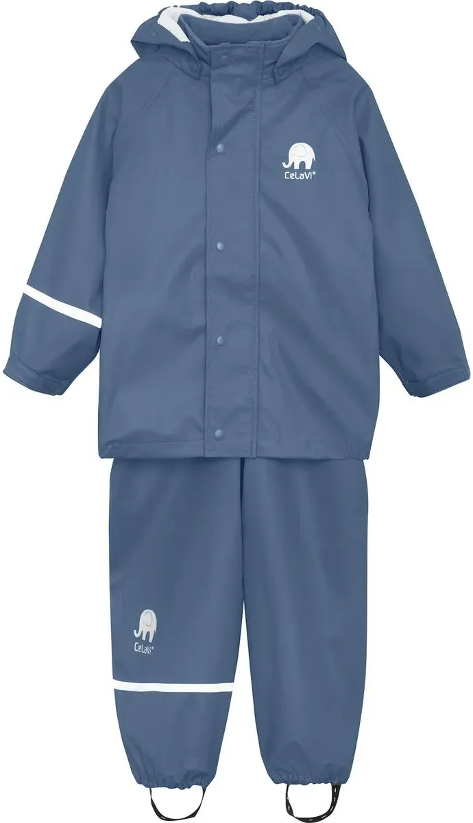 Celavi Basic Rainwear set -solid PU iceblue (717) 70