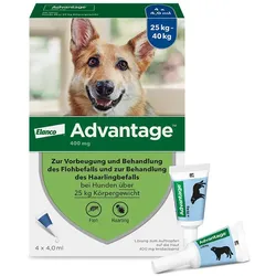 Advantage 400 Hunde ab 25 Kg 1X4 St