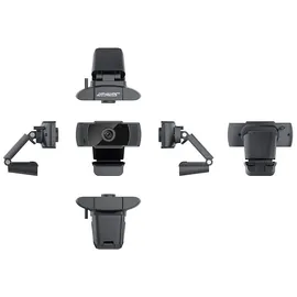 Somikon Full-HD-USB-Webcam Schwarz