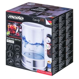 Mesko MS 1301w Glas-Wasserkocher