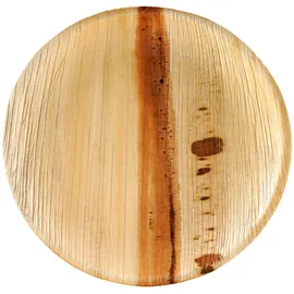 Wisefood Palmblatt Teller rund Ø 23 cm 25 St. Beige