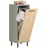 SoBuy Wäscheschrank mit Wäschesack Grau