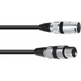PSSO  Lautsprecherkabel XLR 2x2,5 5m sw