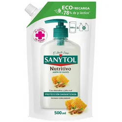 Handseife Sanytol 500 ml Antibakteriell Nahrhaft Nachladen