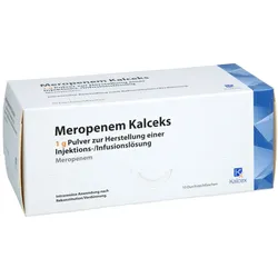 Meropenem Kalceks 1g Plv.z.her.e.inj./inf.-l. 10 St