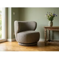 OTTO home Drehsessel ANNELIN Struktur-Bezug 76 x 70,5 x 78 cm taupe drehbar