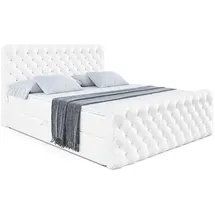 altdecor Boxi8-Z 160 x 200 cm H4 Weiß Hochglanz