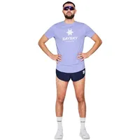 Saysky Herren Logo Combat T-shirt blau