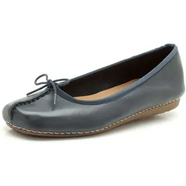 CLARKS Damen Freckle Ice Ballerinas, Blau, 39 EU