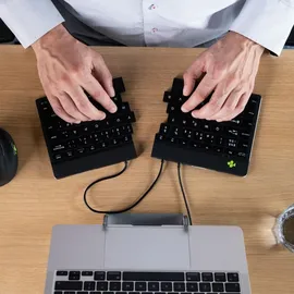 R-Go Tools Split Ergonomische Tastatur US schwarz (RGOSP-USWIBL)