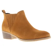 Hush Puppies Damen Stiefel Knöchel Isobel Wildleder Slip auf Hellbraunem UK Eu 3
