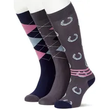HKM Cardiff Reitsocke M Grau/Blau