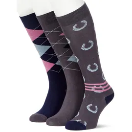 HKM Cardiff Reitsocke M Grau/Blau