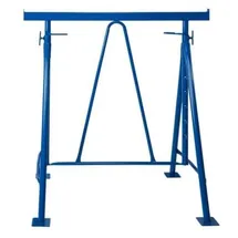 pro-bau-tec Unterstellbock Stahl 125 - 195 x 119 cm blau 1000 kg