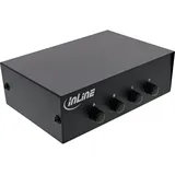 InLine InLine® Seriell-Umschalter manuell 4-Fach, RS232, 9-polig Sub-D