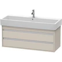 Duravit Waschtischunterschrank 2 Auszüge 115 x 48 x 44 cm Taupe Matt