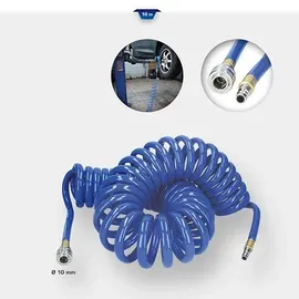 BRILLIANT TOOLS Druckluft-Spiralschlauch Durchmesser 10 mm, 10 meter